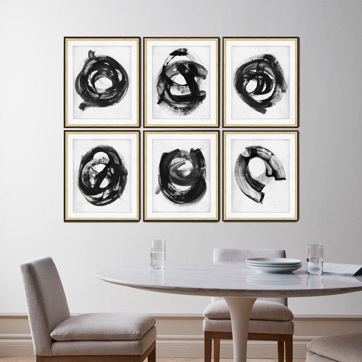 Ink Impression Series I with frame 20.5x24.5