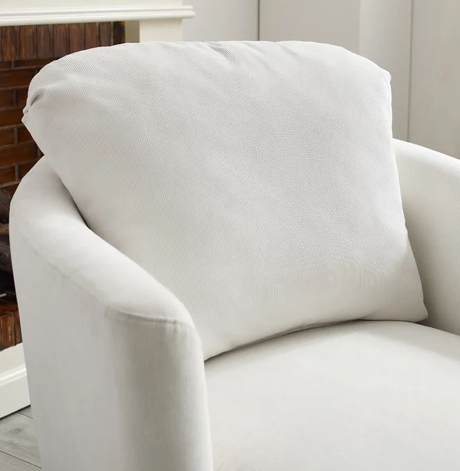 Wide Swivel Armchair