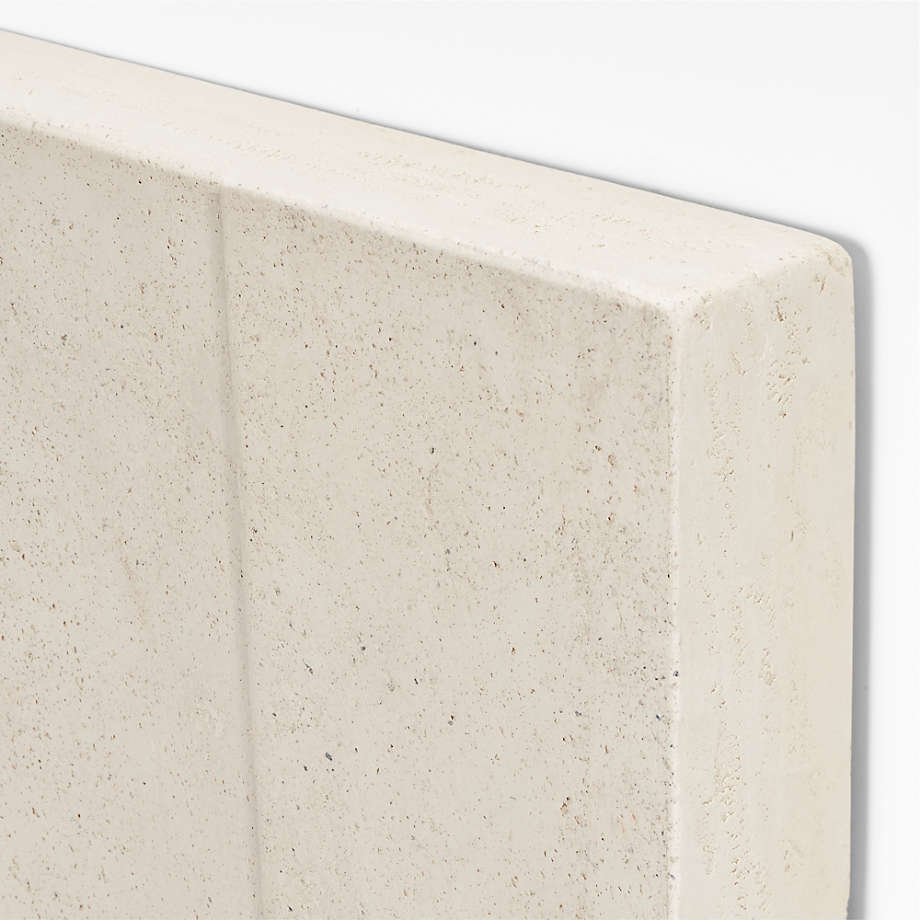 Taso 24 Hand Carved White Tile Wall Decor
