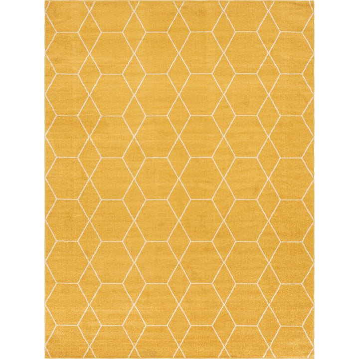 Elborough Geometric Yellow Area Rug-10'x13'