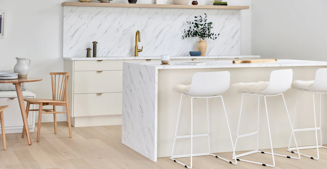 Anco White Counter Stool