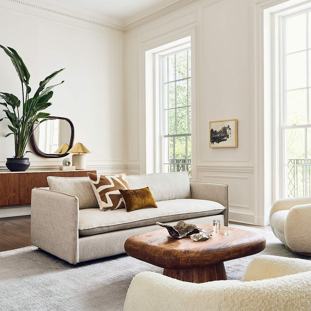 Barcelos Light Brown Throw Pillow