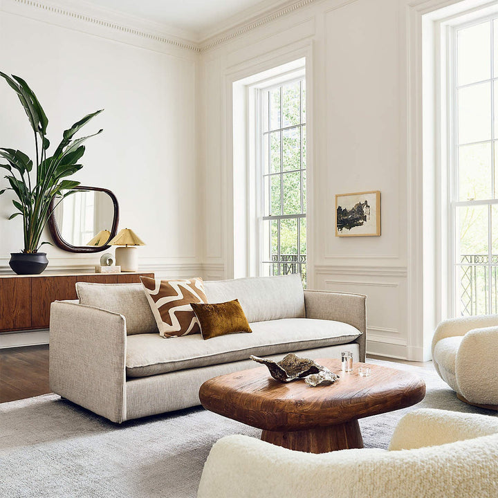 Barcelos Light Brown Throw Pillow