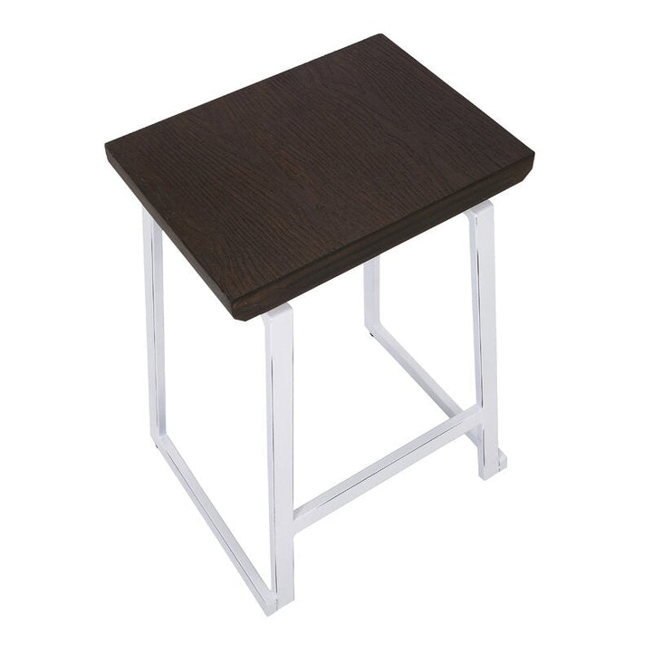 Prange Industrial Counter Bar Stool Set of 2