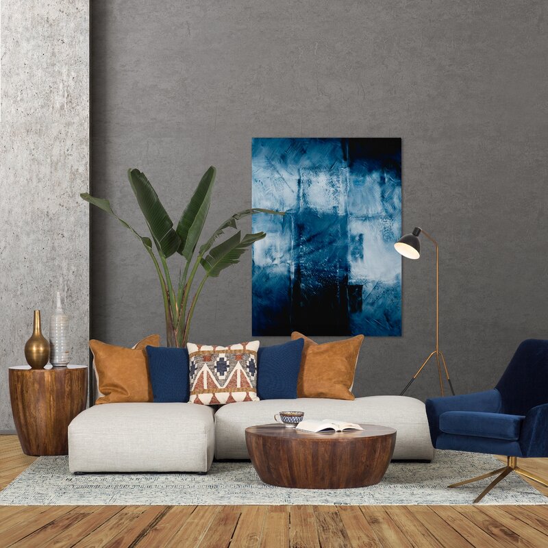 Vivienne Solid Wood Drum Coffee Table