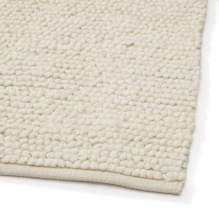 Mini Pebble Jute Wool Rug-9'x12'