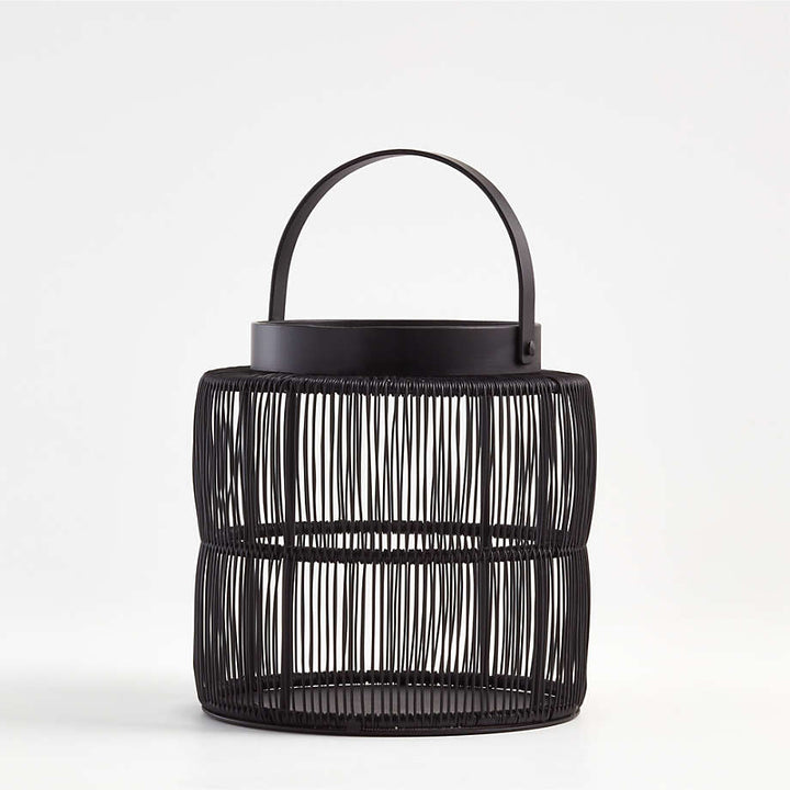 Ora Black Wire Lantern 7.5"