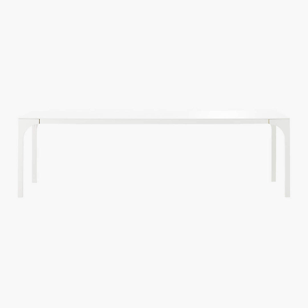 AQUA VIRGO LARGE WHITE DINING TABLE