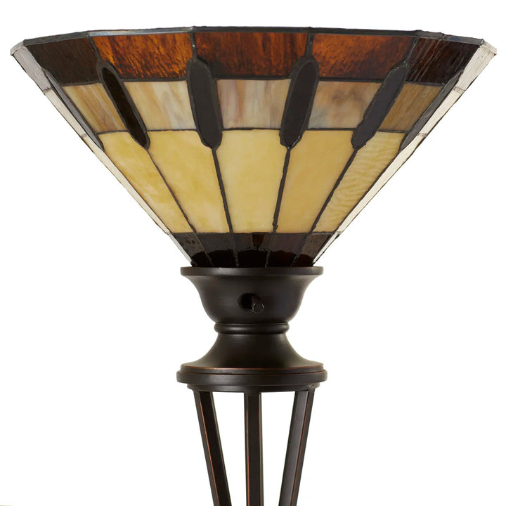 Rozanne Bronze Torchiere Floor Lamp