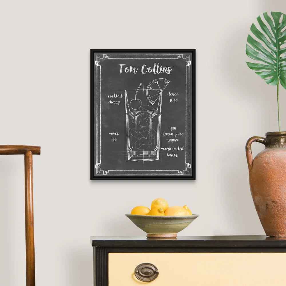 "Mixology II" on Canvas-21.7"x17.7"