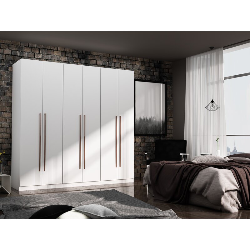 BRASSFIELD FREESTANDING WARDROBE ARMOIRE