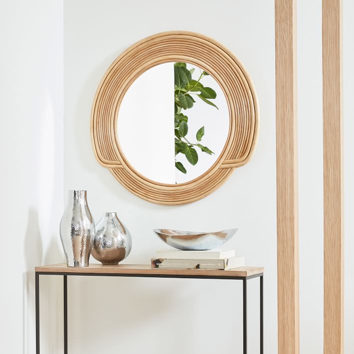 Bohemian Desert Sun Mirror Natural Cane