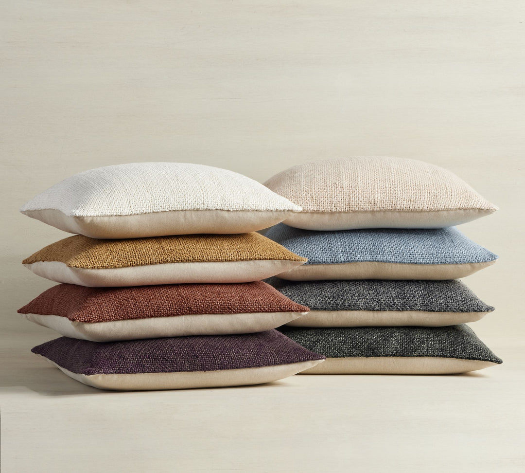 Faye Linen Textured Pillow-20"x20"