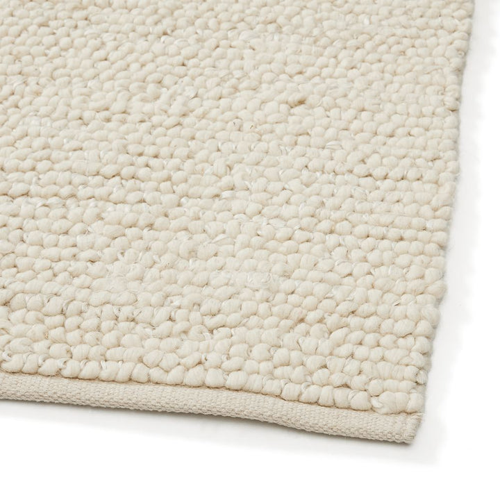 Mini Pebble Wool Jute Rug-6'x9'