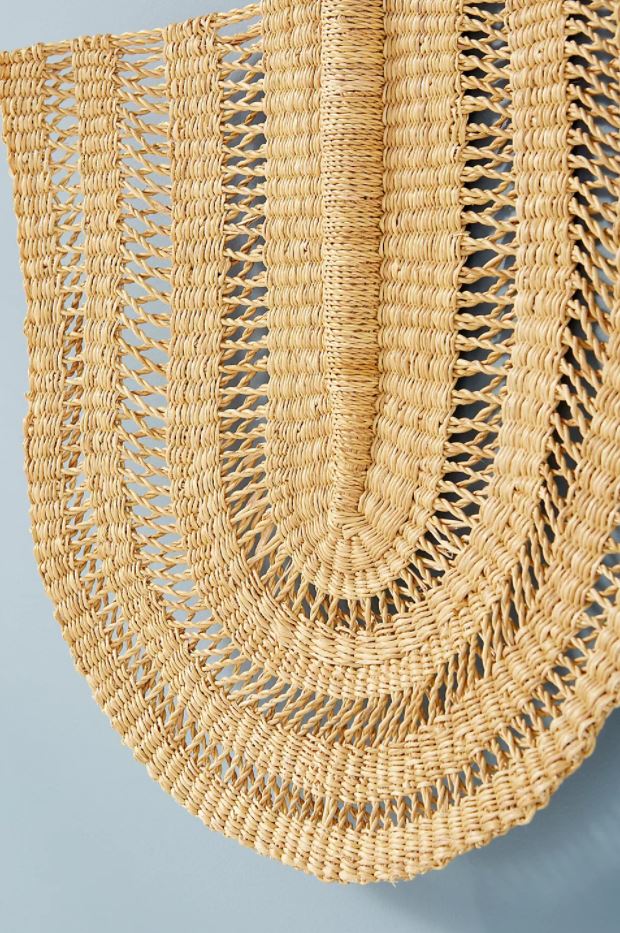 Woven Fan Wall Hanging