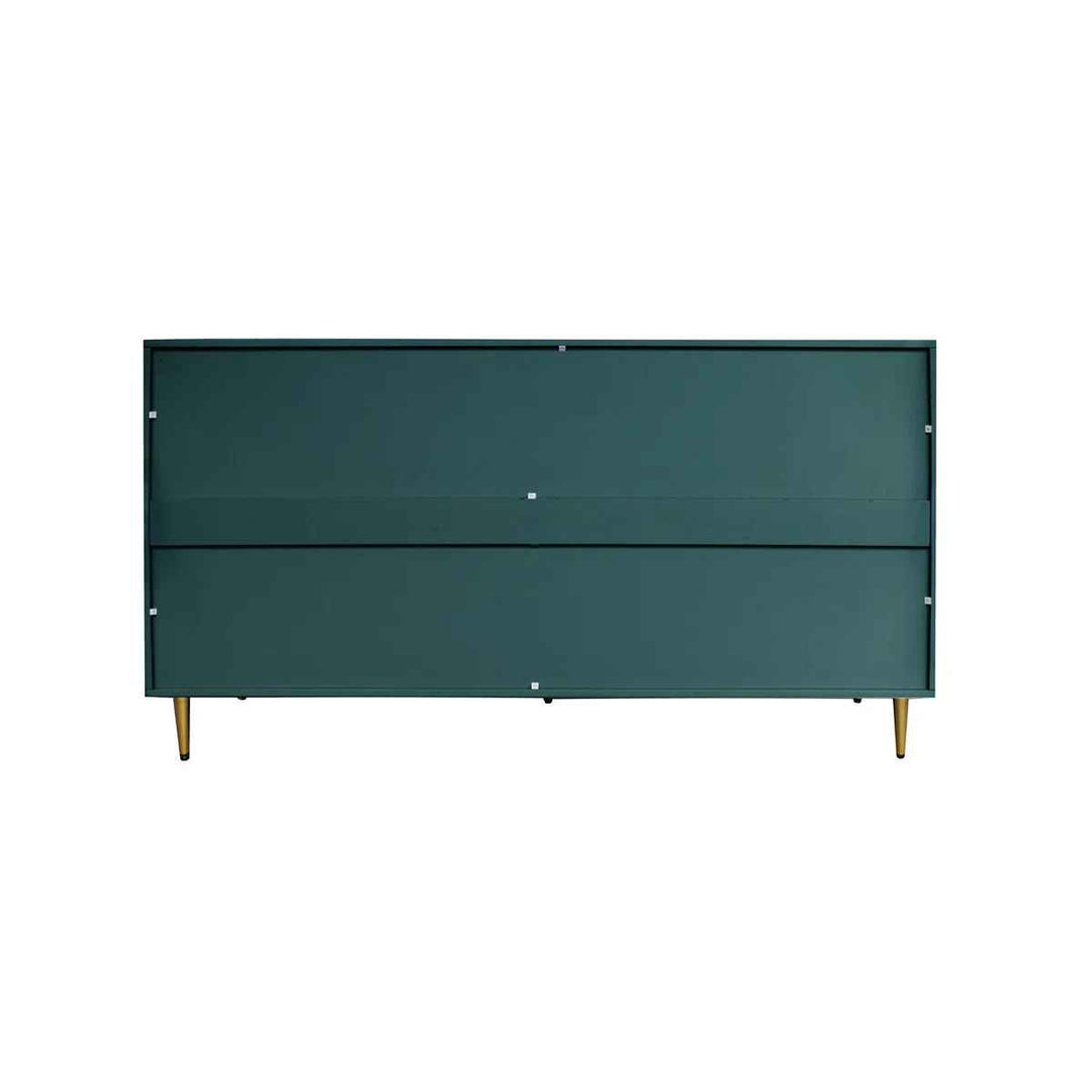 Divith Modern Lacquered Wooden Sideboard Buffet Server Cabinet Office credenza with 4 Door