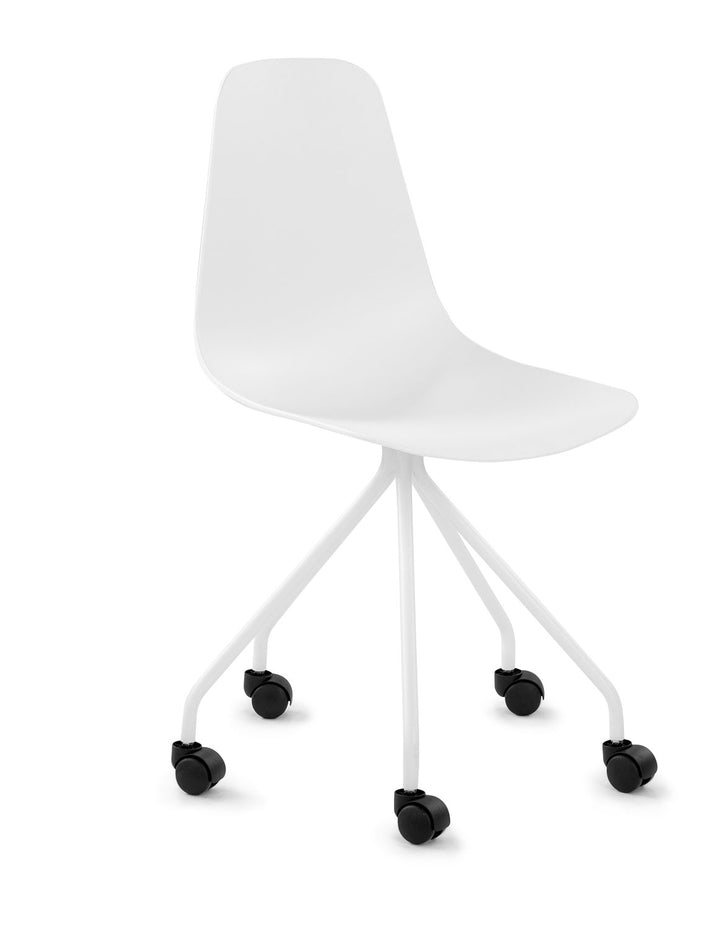 Svelti Pure White Office Chair