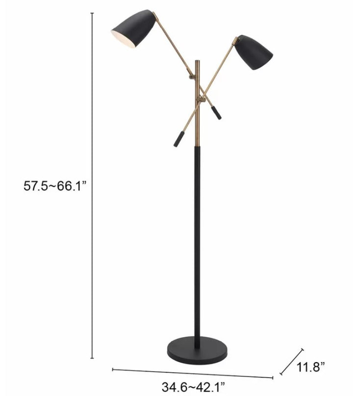 Rakiura 66.1'' Task Floor Lamp