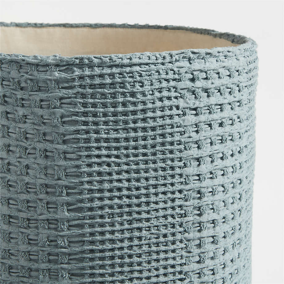 Nella Green Waffle Weave Kids Hamper