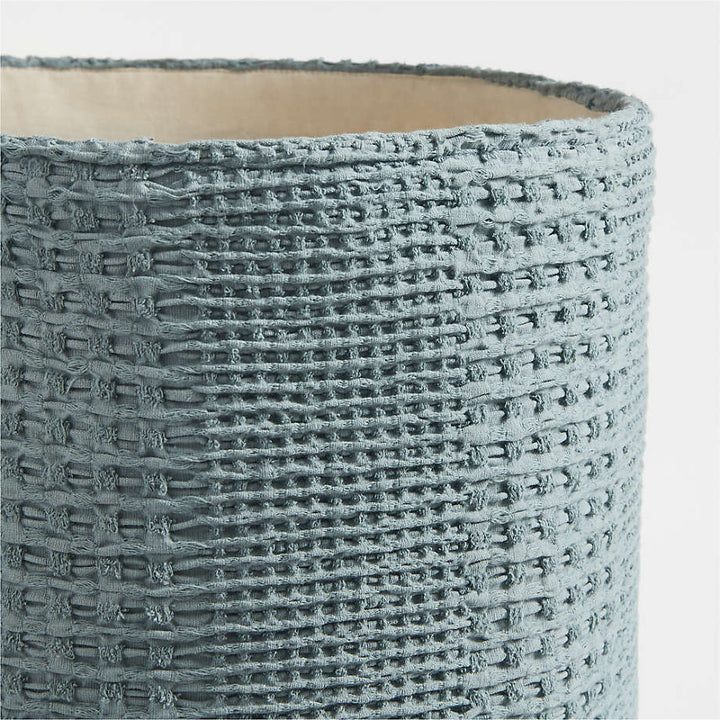 Nella Green Waffle Weave Kids Hamper