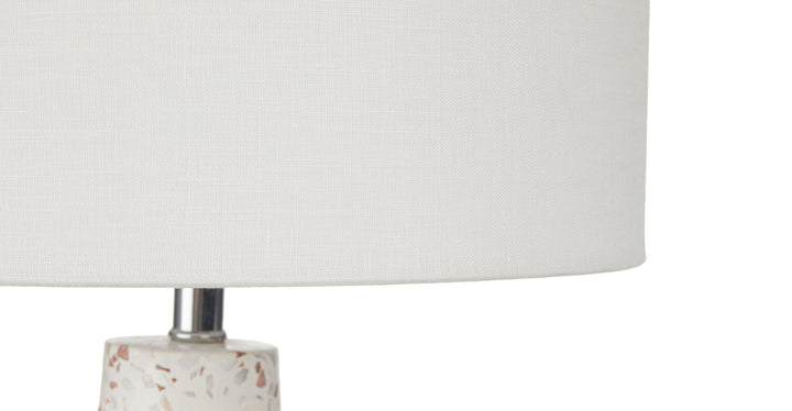 Ando Waxen White 15" Table Lamp