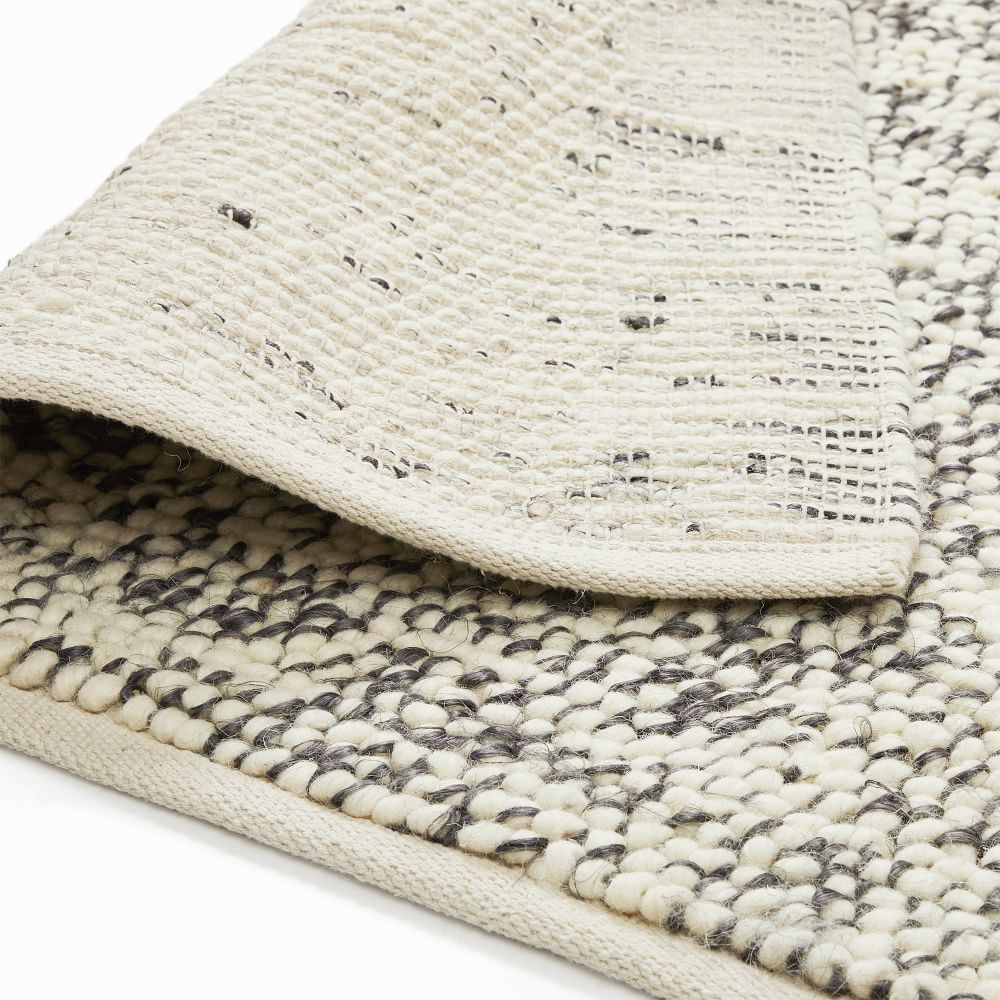 Mini Pebble Wool Jute Rug-6'x9'