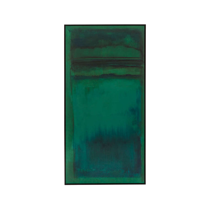 Emerald Print with Frame-38"x74"