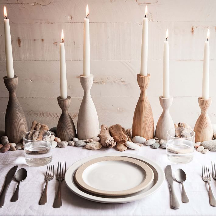 Farmhouse Pottery Pantry Candlesticks