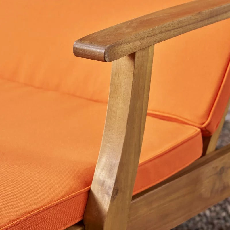 Reisterstown 79.25 Long Reclining Acacia Double Chaise