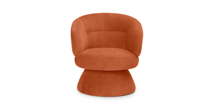 Makeva Anise Brown Swivel Chair