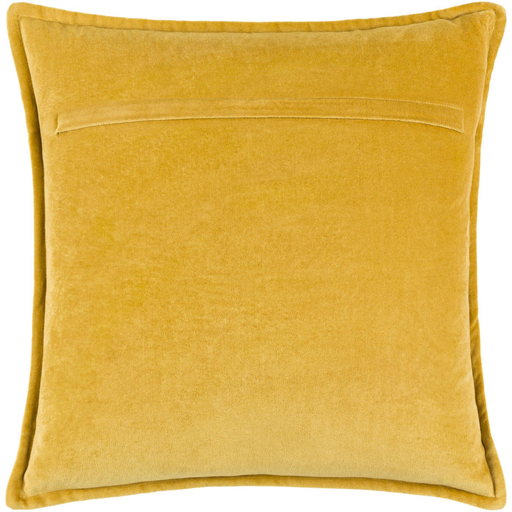 Cotton Velvet Pillow With Insert 18"x18"