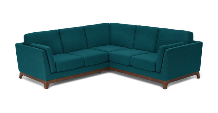 Ceni Lagoon Blue Corner Sectional