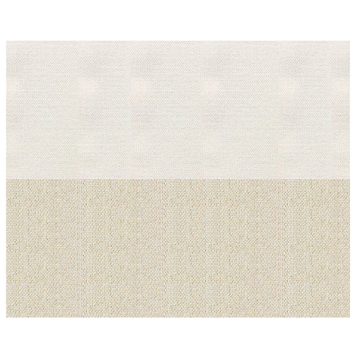 Biella Wool Cotton Blend Textured Arctic Ivory Throw Pillow Cover