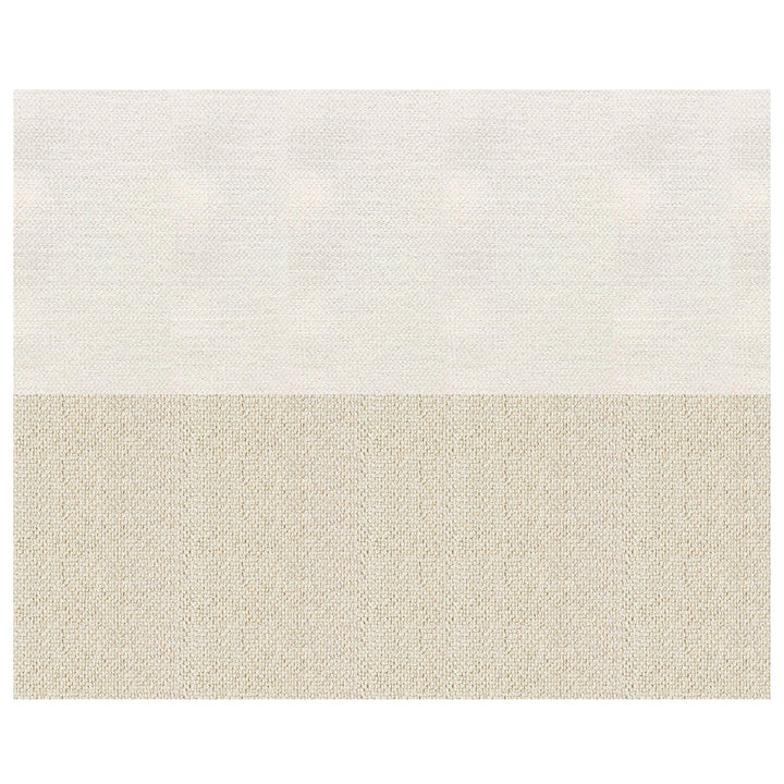 Biella Wool Cotton Blend Textured Arctic Ivory Throw Pillow Cover