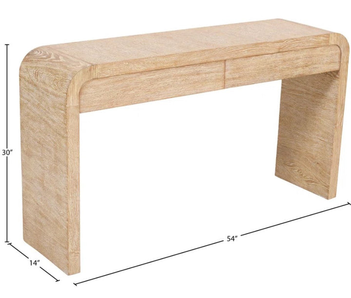 Cresthill 54'' Solid Wood Console Table