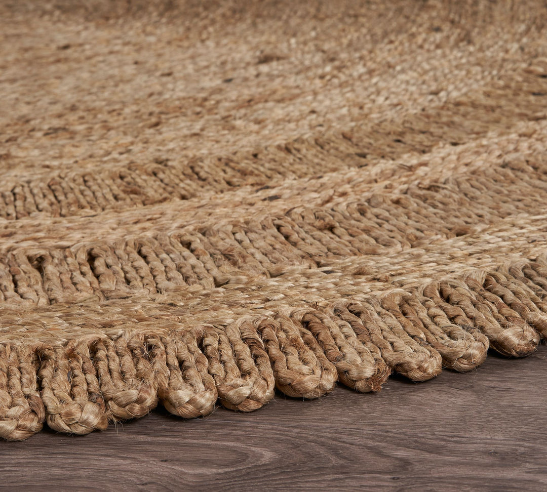 Kalev Jute Round Rug-6'