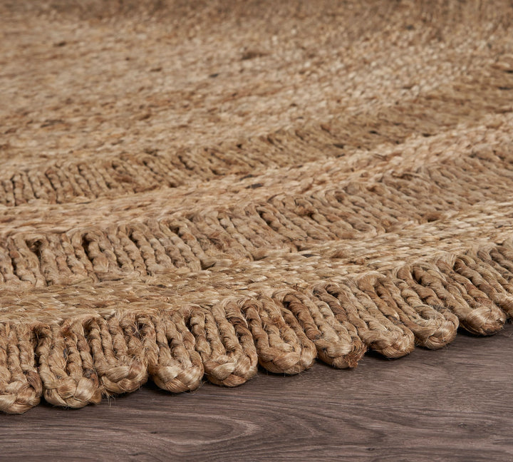 Kalev Jute Round Rug-6'
