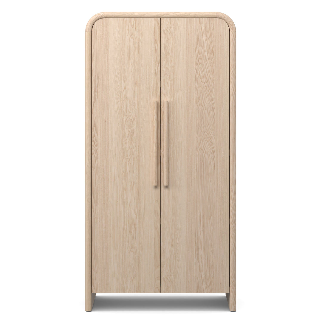 Faydra Enclosed Bookcase Natural Ash