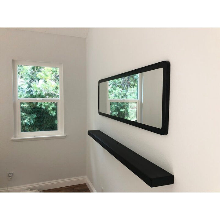 Eneas Pine Solid Wood Floating Shelf