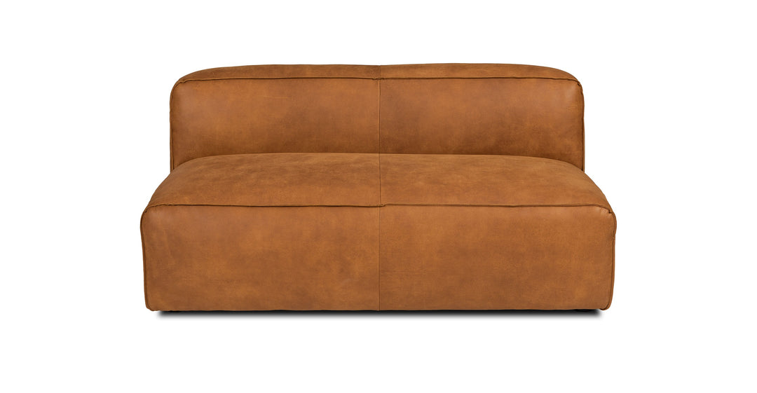 Cigar Rawhide Tan Loveseat