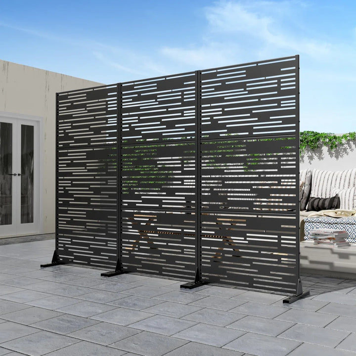 Metal Privacy Screen Panel Pattern