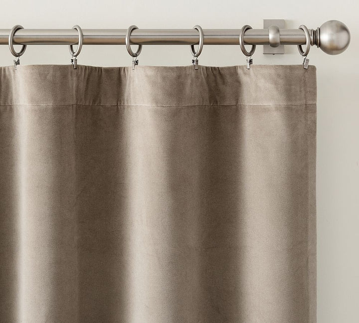 Velvet Twill Blackout Curtain-108"