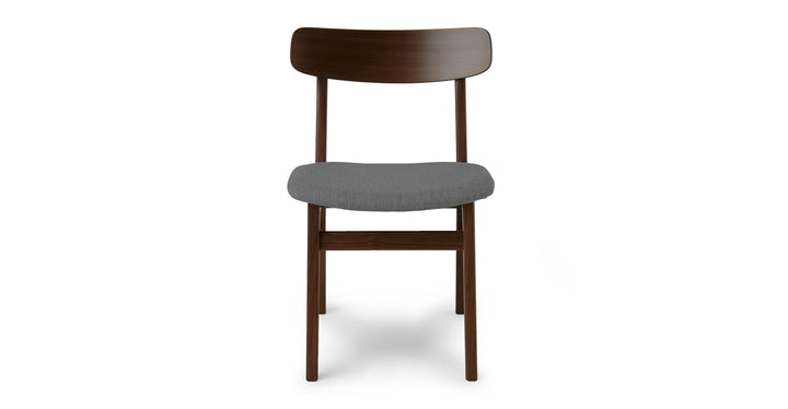 Ecole Thunder Gray Walnut Dining Chair