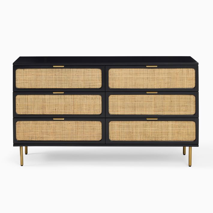 Ida Woven 6 Drawer Dresser