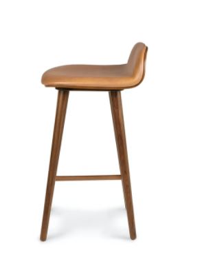 Sede Toscana Tan Walnut Counter Stool