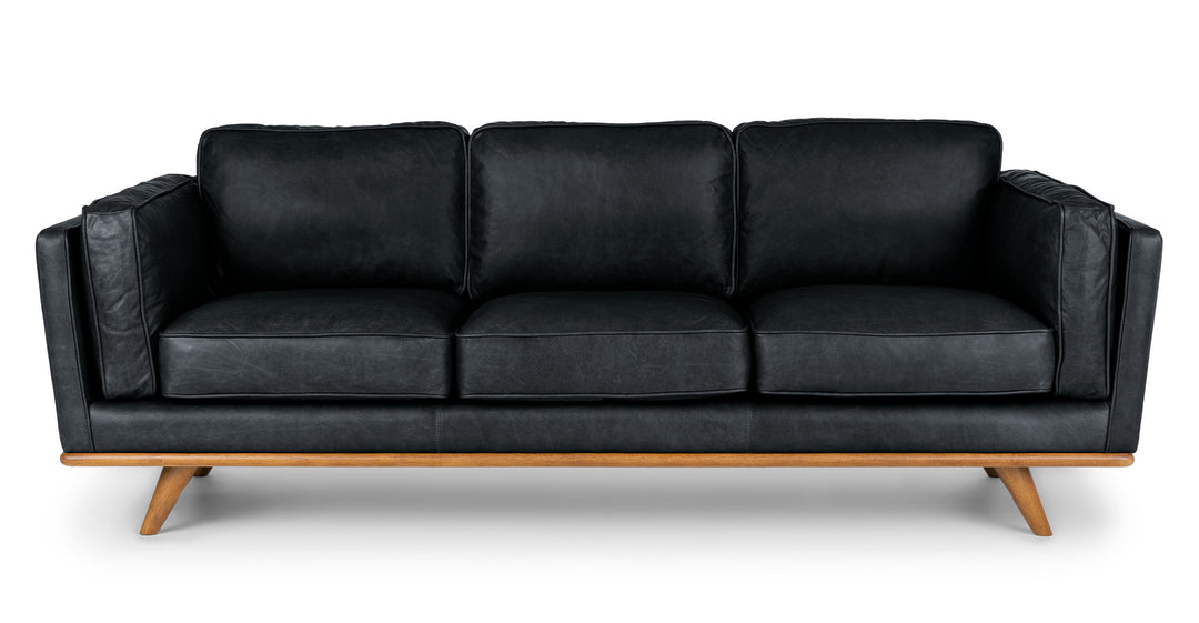 Timber Charme Black Sofa