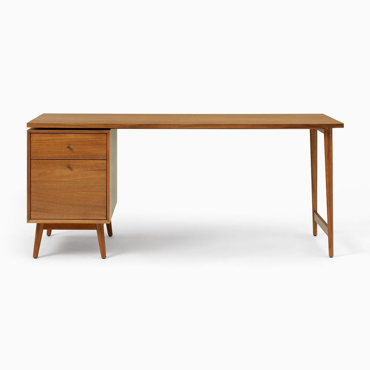 Mid Century Modular Desk File Cabinet