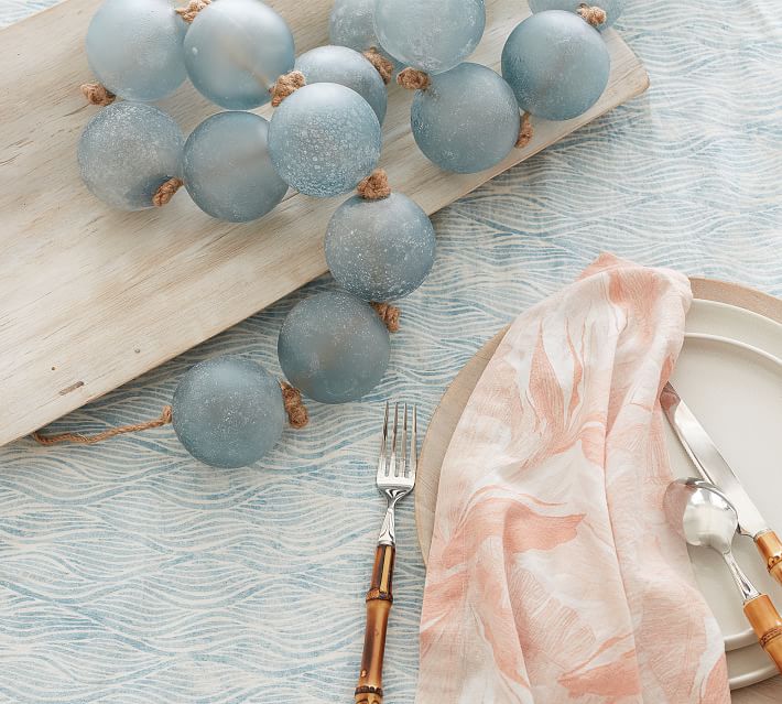 Handcrafted Sea Glass Beaded Garland