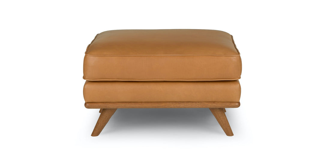 Timber Charme Tan Ottoman