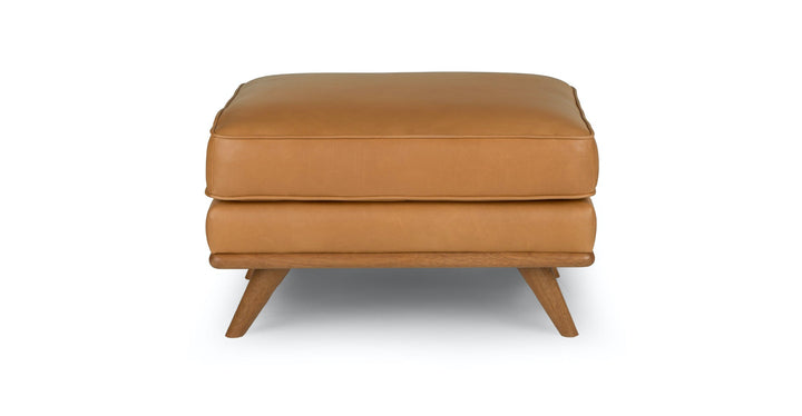 Timber Charme Tan Ottoman